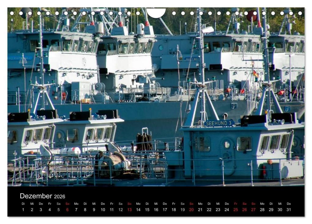 Weitere Ansicht: Marinestützpunkt Kiel (Wandkalender 2026 DIN A4 quer), CALVENDO Monatskalender | happyroger happyroger, Calvendo, Happyroger