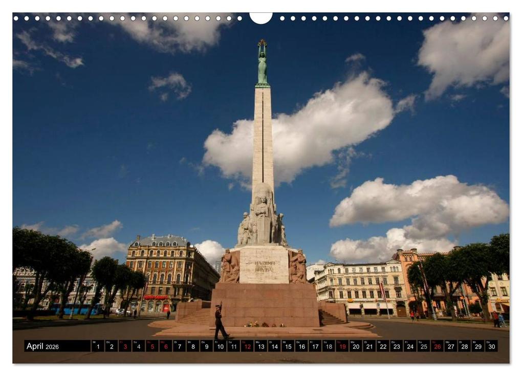 Weitere Ansicht: Riga + Jurmala (Wandkalender 2026 DIN A3 quer), CALVENDO Monatskalender | Peter Schickert, Calvendo