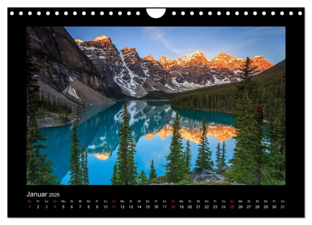 Weitere Ansicht: KANADA - Rocky Mountains (Wandkalender 2026 DIN A4 quer), CALVENDO Monatskalender | Martin Büchler und Christine Berkhoff, Calvendo
