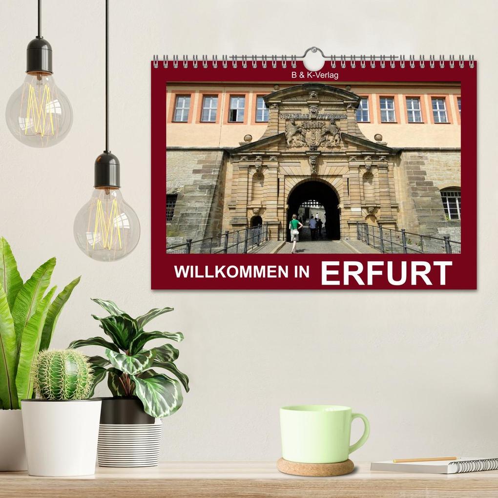 Weitere Ansicht: Willkommen in ERFURT (Wandkalender 2026 DIN A4 quer), CALVENDO Monatskalender | Bild- & Kalenderverlag Monika Müller, Calvendo