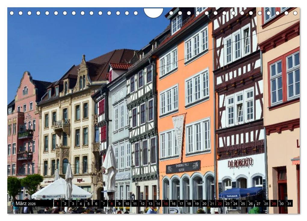 Weitere Ansicht: Willkommen in ERFURT (Wandkalender 2026 DIN A4 quer), CALVENDO Monatskalender | Bild- & Kalenderverlag Monika Müller, Calvendo