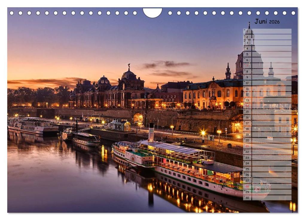 Weitere Ansicht: Dresden 2026 / Geburtstagskalender (Wandkalender 2026 DIN A4 quer), CALVENDO Monatskalender | Dirk Meutzner, Calvendo