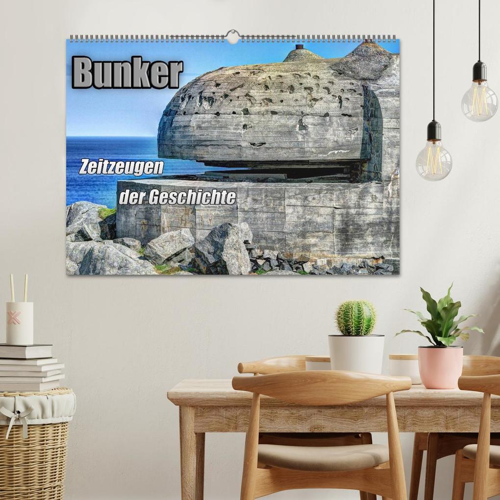 Weitere Ansicht: Bunker Zeitzeugen der Geschichte (Wandkalender 2026 DIN A2 quer), CALVENDO Monatskalender | Hoschie Media, Calvendo