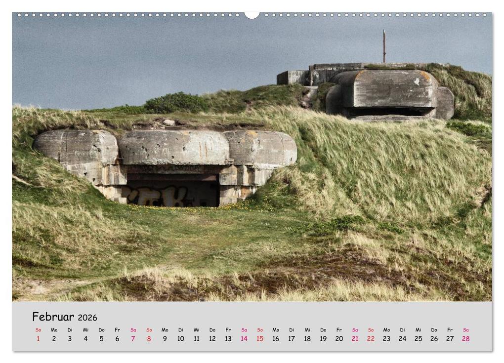 Weitere Ansicht: Bunker Zeitzeugen der Geschichte (Wandkalender 2026 DIN A2 quer), CALVENDO Monatskalender | Hoschie Media, Calvendo