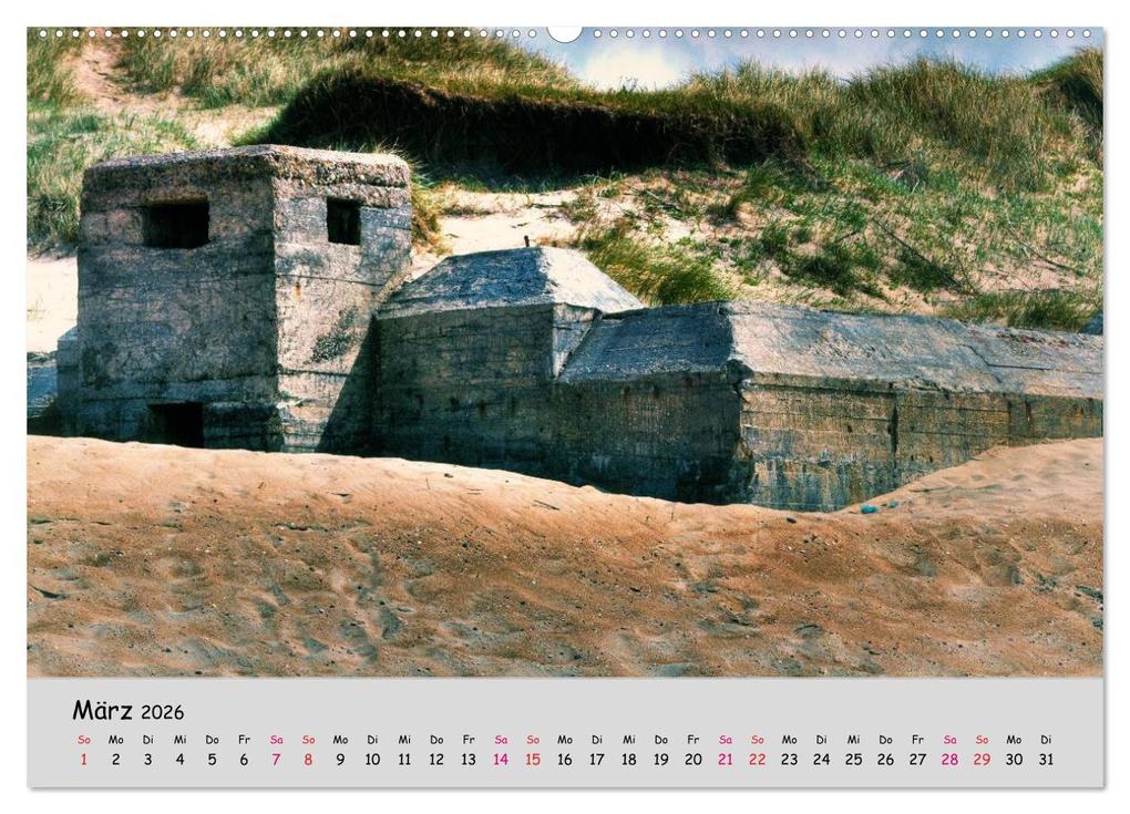 Weitere Ansicht: Bunker Zeitzeugen der Geschichte (Wandkalender 2026 DIN A2 quer), CALVENDO Monatskalender | Hoschie Media, Calvendo