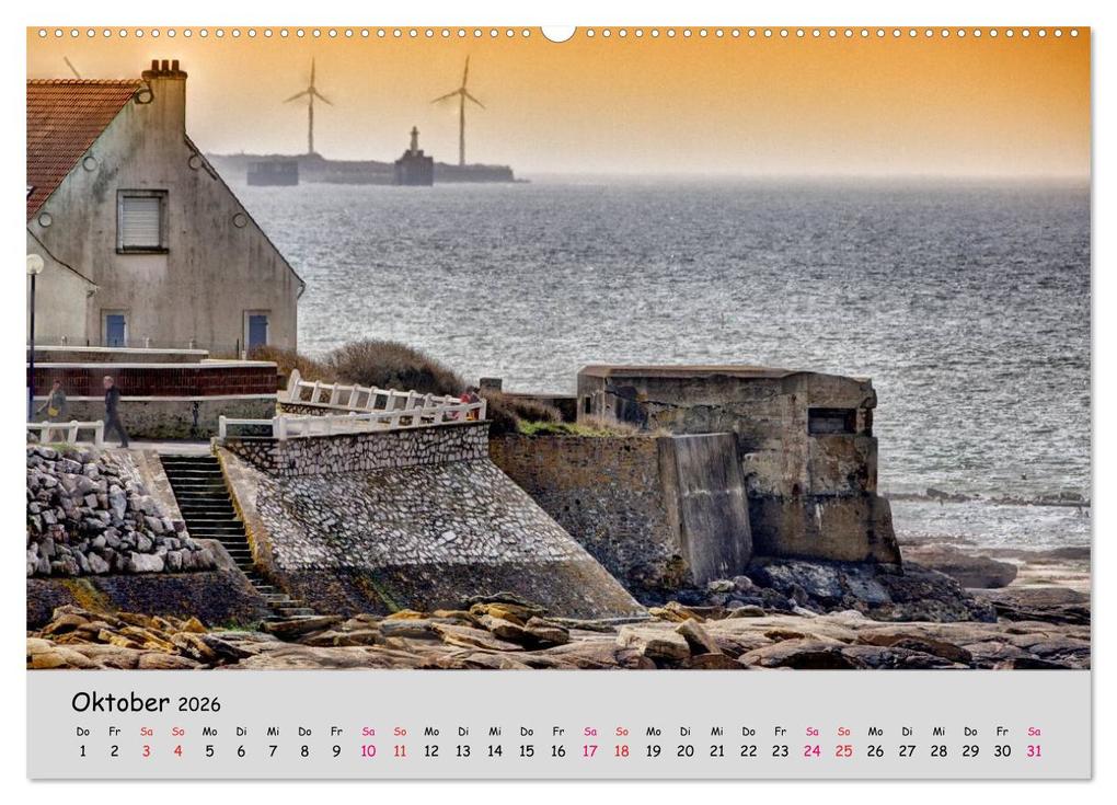 Weitere Ansicht: Bunker Zeitzeugen der Geschichte (Wandkalender 2026 DIN A2 quer), CALVENDO Monatskalender | Hoschie Media, Calvendo