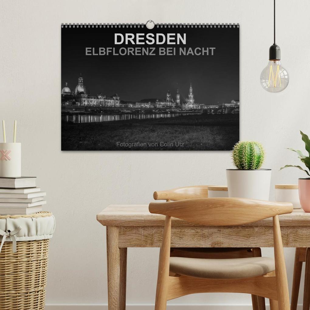 Weitere Ansicht: Dresden - Elbflorenz bei Nacht (Wandkalender 2026 DIN A3 quer), CALVENDO Monatskalender | Colin Utz, Calvendo