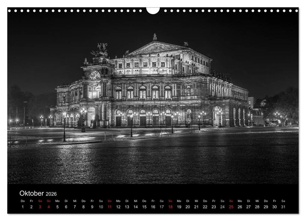 Weitere Ansicht: Dresden - Elbflorenz bei Nacht (Wandkalender 2026 DIN A3 quer), CALVENDO Monatskalender | Colin Utz, Calvendo