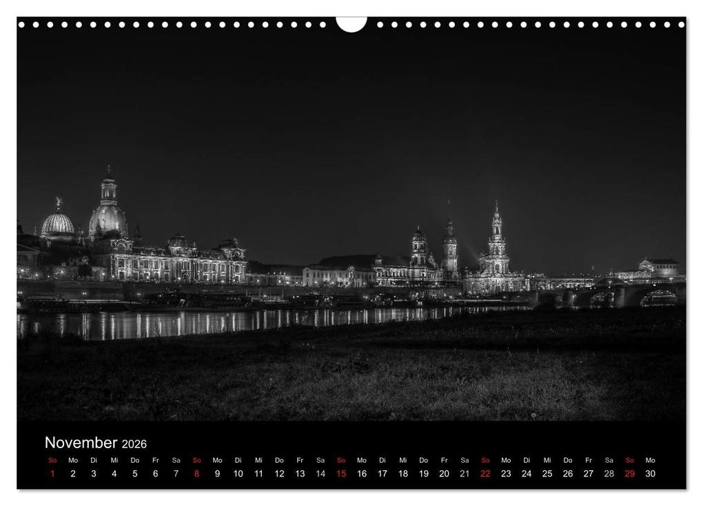 Weitere Ansicht: Dresden - Elbflorenz bei Nacht (Wandkalender 2026 DIN A3 quer), CALVENDO Monatskalender | Colin Utz, Calvendo