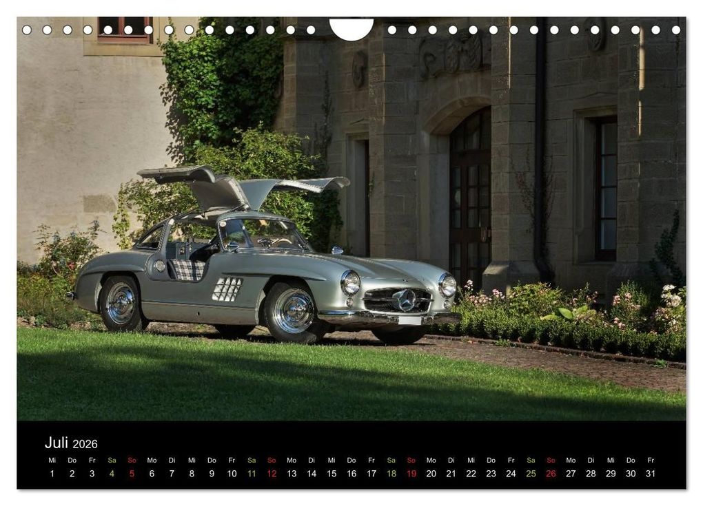 Weitere Ansicht: 300 SL Collectors Edition 2 (Wandkalender 2026 DIN A4 quer), CALVENDO Monatskalender | Stefan Bau, Calvendo