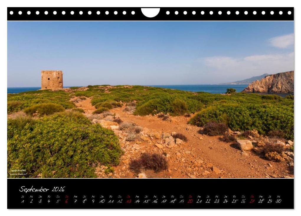 Weitere Ansicht: Sardinien Panoramakalender (Wandkalender 2026 DIN A4 quer), CALVENDO Monatskalender | Marcel Wenk, Calvendo
