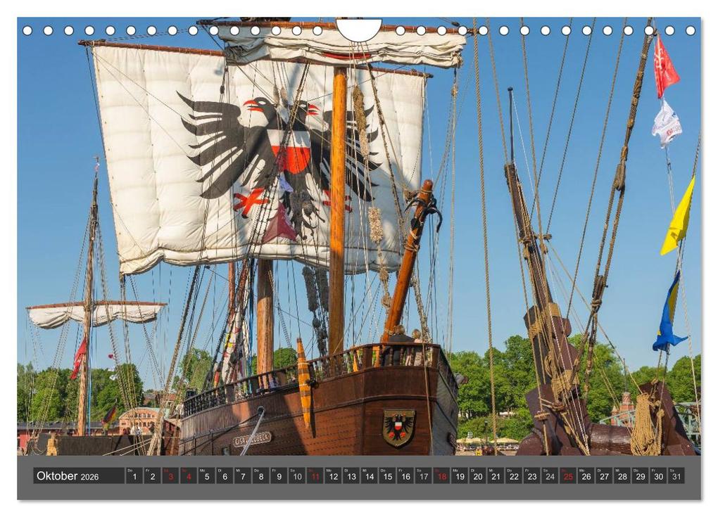 Weitere Ansicht: Die Hansestadt Lübeck (Wandkalender 2026 DIN A4 quer), CALVENDO Monatskalender | Sidney Smith, Calvendo