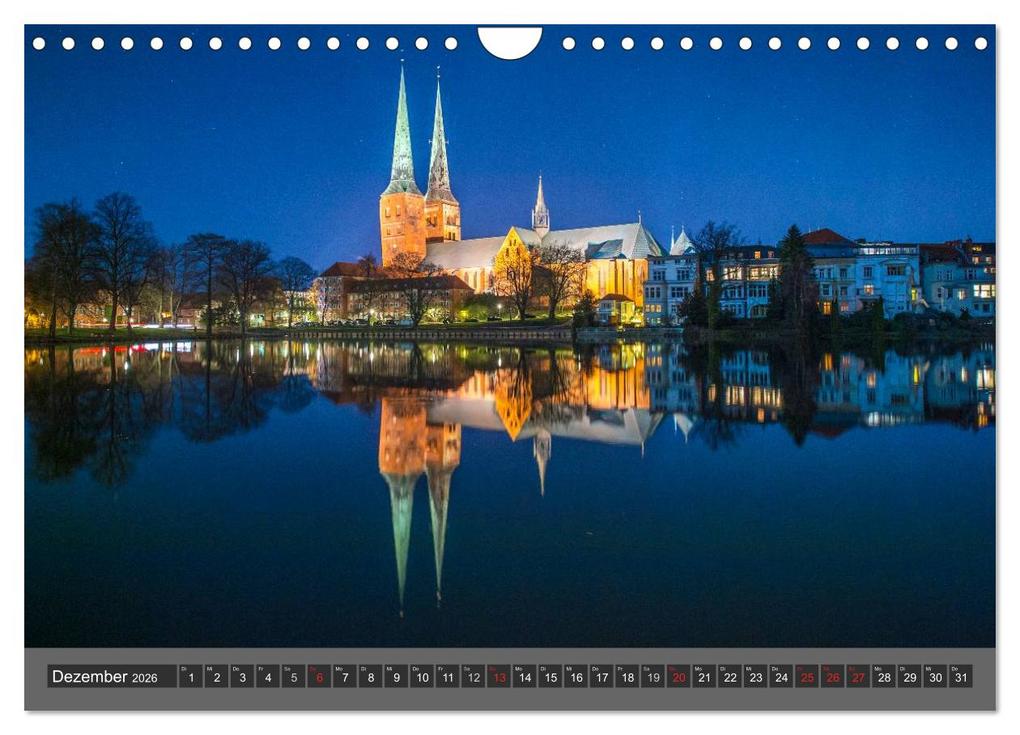 Weitere Ansicht: Die Hansestadt Lübeck (Wandkalender 2026 DIN A4 quer), CALVENDO Monatskalender | Sidney Smith, Calvendo