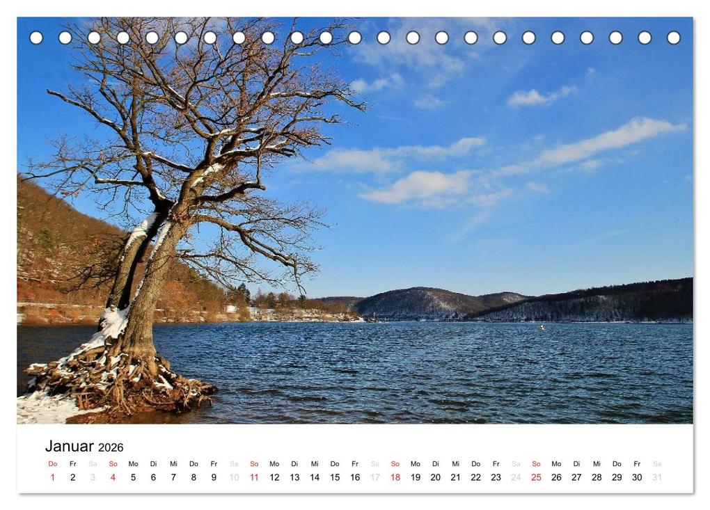 Weitere Ansicht: Mein Edersee 2026 (Tischkalender 2026 DIN A5 quer), CALVENDO Monatskalender | Heike Loß, Calvendo