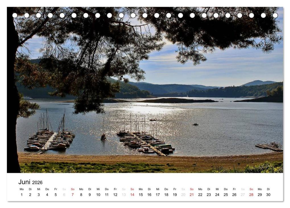 Weitere Ansicht: Mein Edersee 2026 (Tischkalender 2026 DIN A5 quer), CALVENDO Monatskalender | Heike Loß, Calvendo