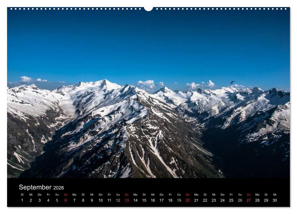 Weitere Ansicht: Paragliding - zwischen Himmel und Erde (hochwertiger Premium Wandkalender 2026 DIN A2 quer), Kunstdruck in Hochglanz | Andy Frötscher - moments in air, Calvendo