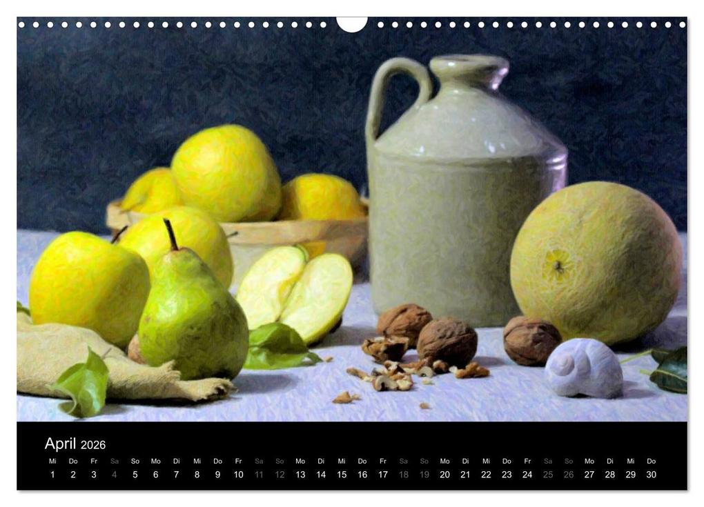 Weitere Ansicht: Neue alte Stillleben (Wandkalender 2026 DIN A3 quer), CALVENDO Monatskalender | Elís Fischer, Calvendo