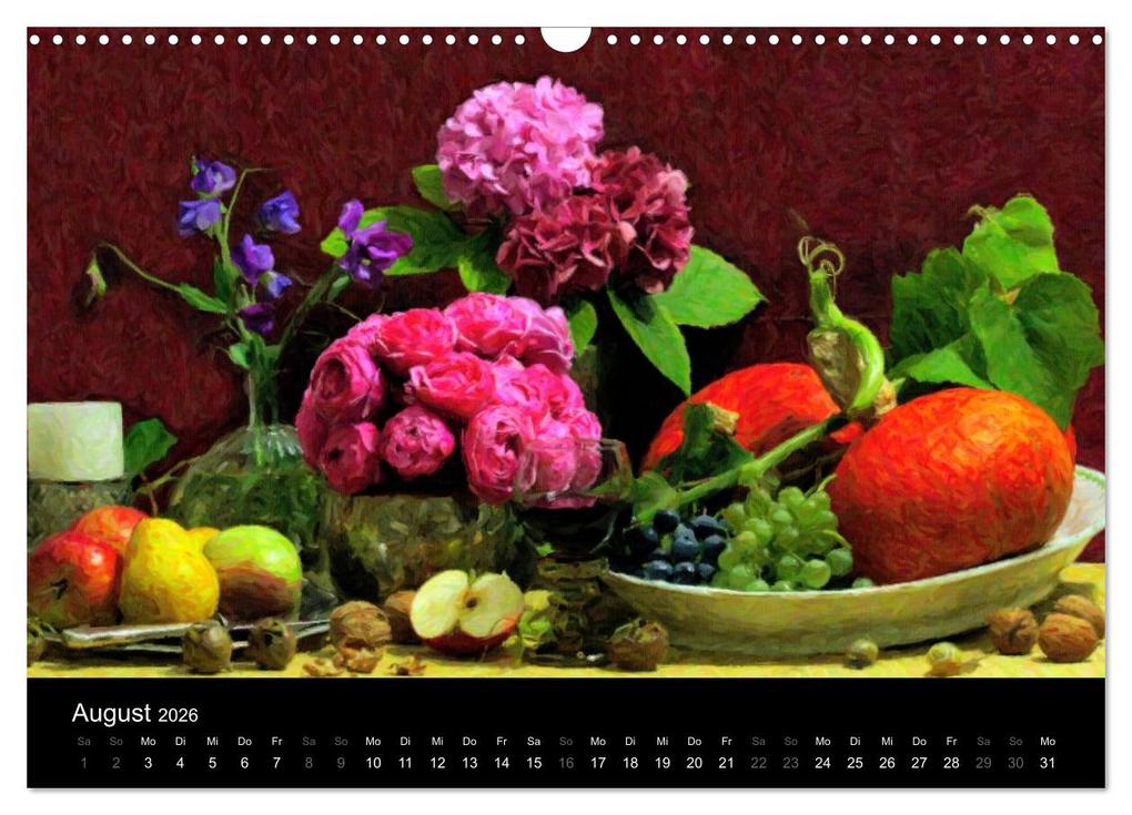 Weitere Ansicht: Neue alte Stillleben (Wandkalender 2026 DIN A3 quer), CALVENDO Monatskalender | Elís Fischer, Calvendo
