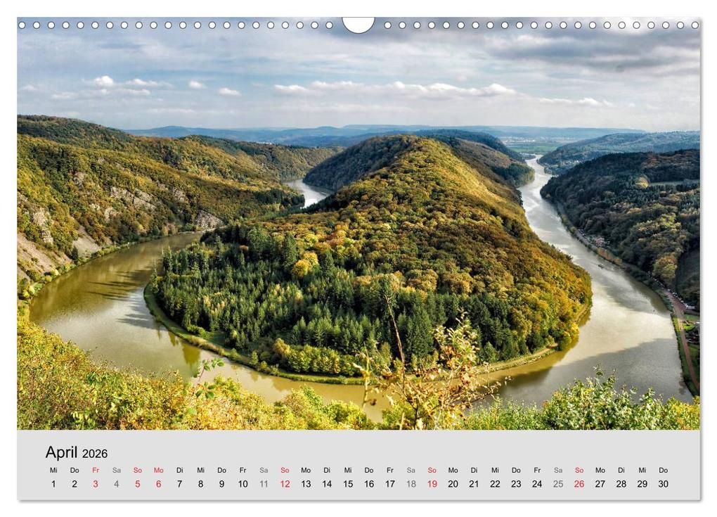 Weitere Ansicht: Saarland - unbekannte Schönheit (Wandkalender 2026 DIN A3 quer), CALVENDO Monatskalender | Thomas Becker, Calvendo