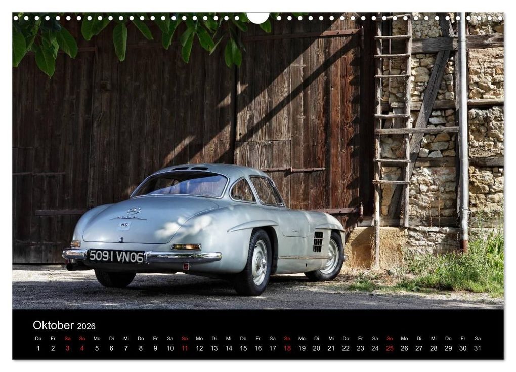 Weitere Ansicht: 300 SL Collectors Edition # 1 (Wandkalender 2026 DIN A3 quer), CALVENDO Monatskalender | Stefan Bau, Calvendo