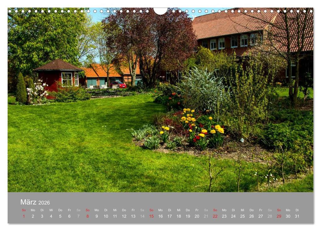 Weitere Ansicht: Romantische Garten-Paradiese (Wandkalender 2026 DIN A3 quer), CALVENDO Monatskalender | Heinz E. Hornecker, Calvendo