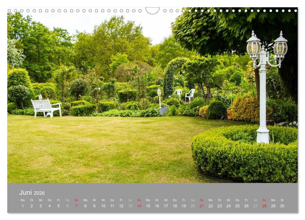 Weitere Ansicht: Romantische Garten-Paradiese (Wandkalender 2026 DIN A3 quer), CALVENDO Monatskalender | Heinz E. Hornecker, Calvendo