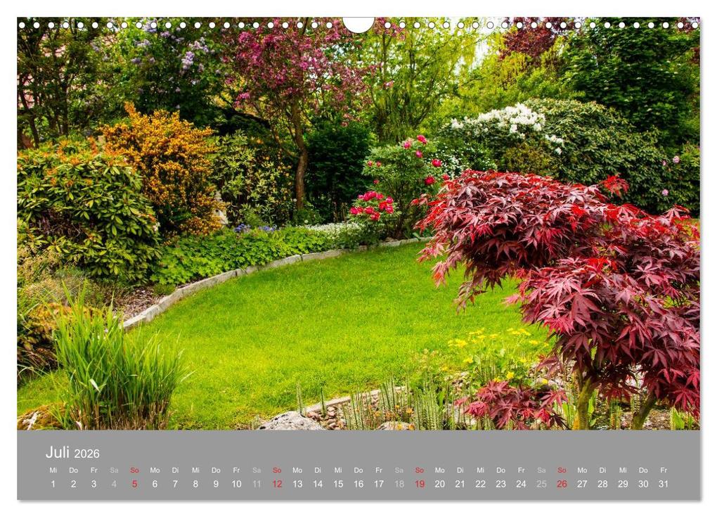 Weitere Ansicht: Romantische Garten-Paradiese (Wandkalender 2026 DIN A3 quer), CALVENDO Monatskalender | Heinz E. Hornecker, Calvendo