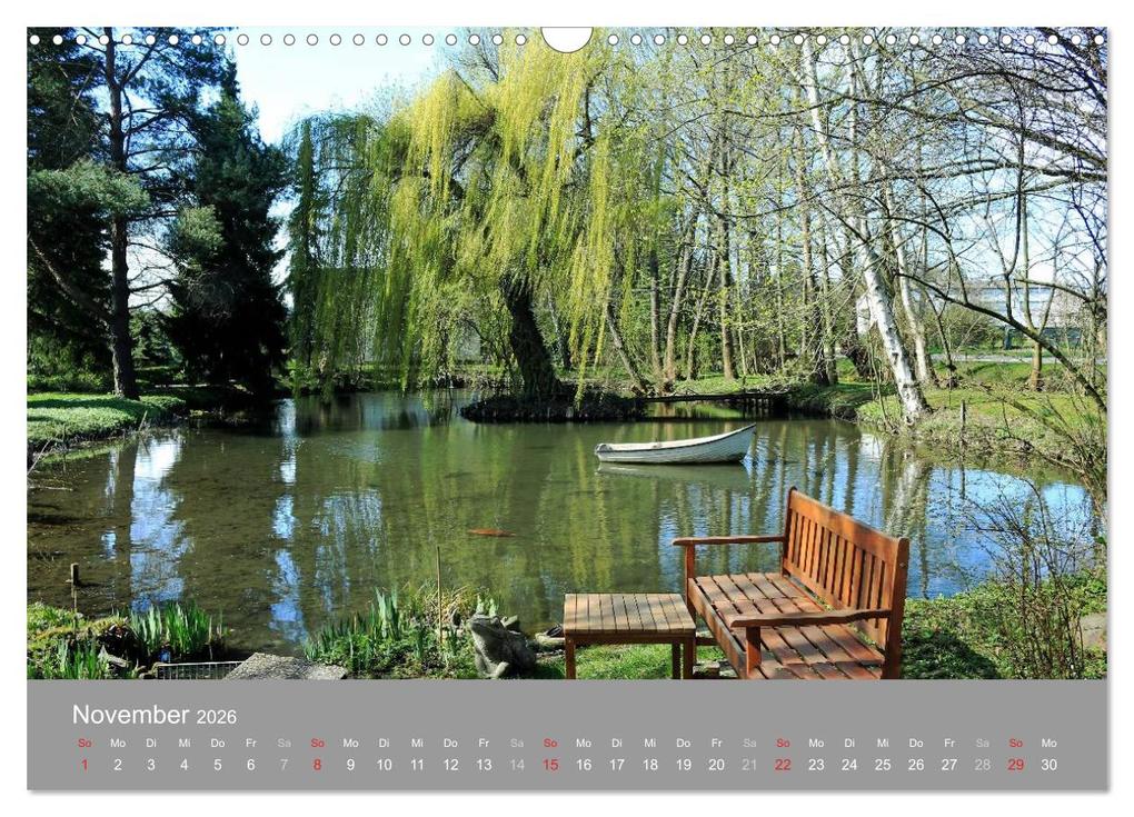 Weitere Ansicht: Romantische Garten-Paradiese (Wandkalender 2026 DIN A3 quer), CALVENDO Monatskalender | Heinz E. Hornecker, Calvendo