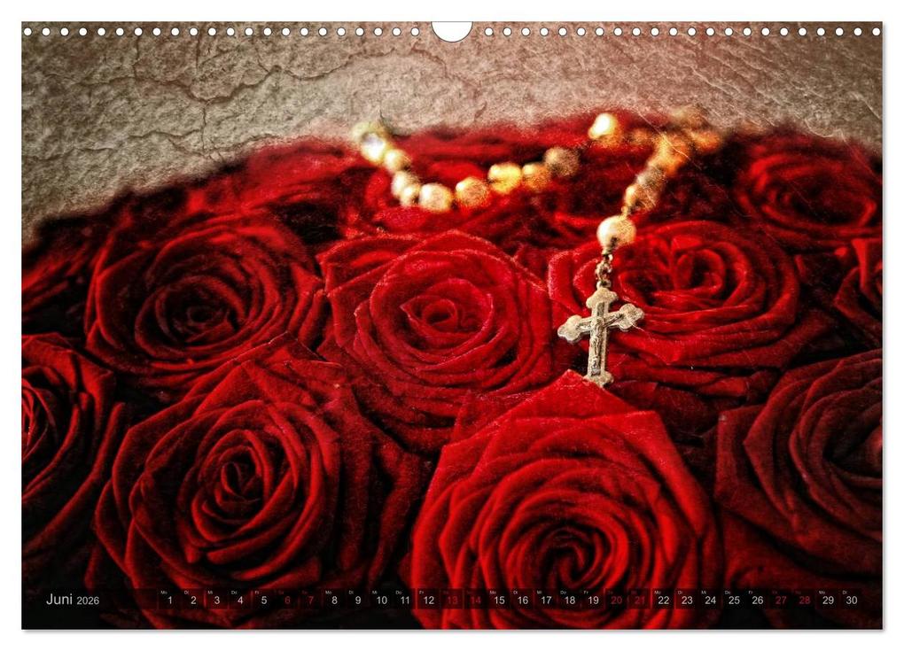 Weitere Ansicht: Gothic Rose - Rosen aus dem Garten der Finsternis (Wandkalender 2026 DIN A3 quer), CALVENDO Monatskalender | Martina Cross, Calvendo