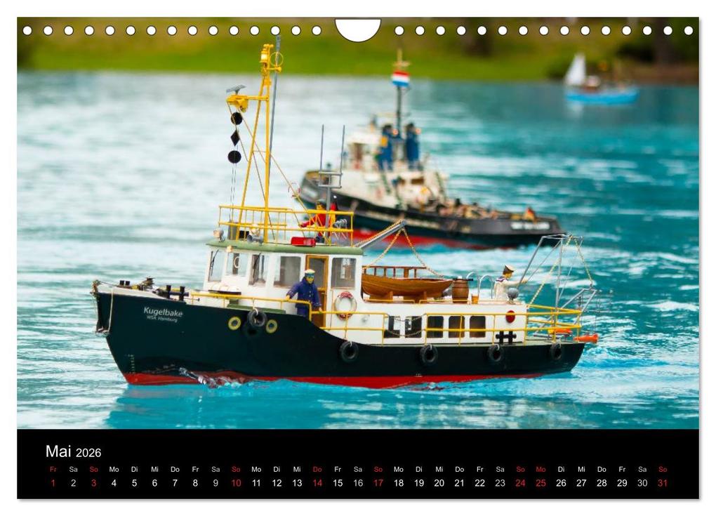 Weitere Ansicht: Modellboote in ihrem Element (Wandkalender 2026 DIN A4 quer), CALVENDO Monatskalender | Thomas Quentin, Calvendo