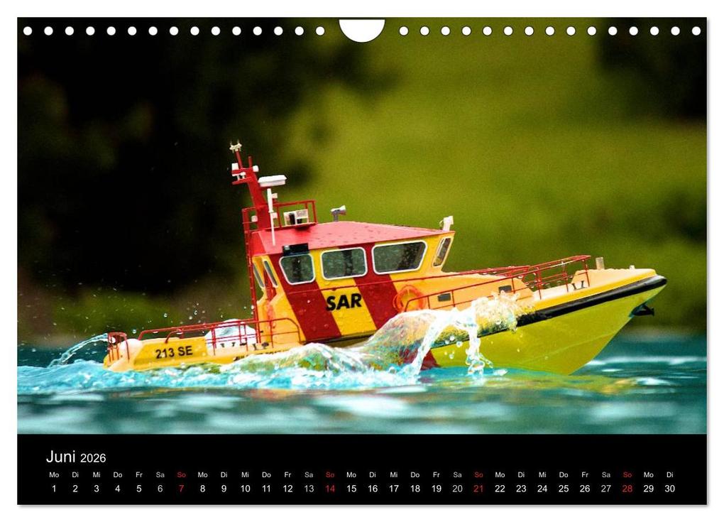 Weitere Ansicht: Modellboote in ihrem Element (Wandkalender 2026 DIN A4 quer), CALVENDO Monatskalender | Thomas Quentin, Calvendo