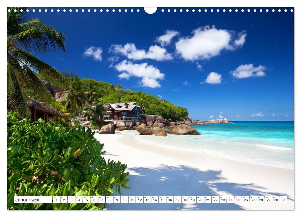 Weitere Ansicht: Seychellen Strandfeeling (Wandkalender 2026 DIN A3 quer), CALVENDO Monatskalender | Jenny Sturm, Calvendo