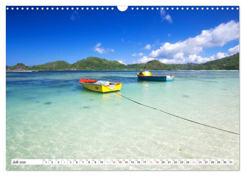 Weitere Ansicht: Seychellen Strandfeeling (Wandkalender 2026 DIN A3 quer), CALVENDO Monatskalender | Jenny Sturm, Calvendo