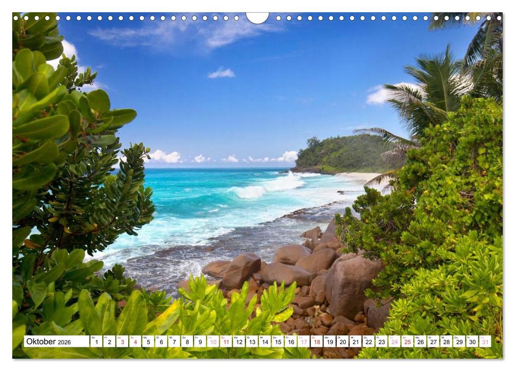 Weitere Ansicht: Seychellen Strandfeeling (Wandkalender 2026 DIN A3 quer), CALVENDO Monatskalender | Jenny Sturm, Calvendo