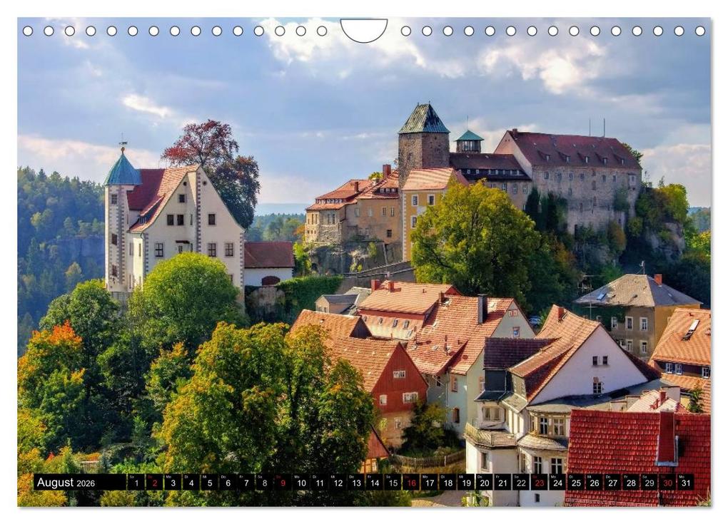 Weitere Ansicht: Schlösser und Burgen in Sachsen (Wandkalender 2026 DIN A4 quer), CALVENDO Monatskalender | LianeM LianeM, Calvendo, LianeM