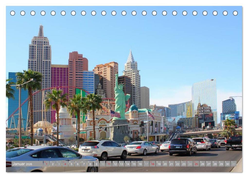 Weitere Ansicht: Las Vegas - Nevada (Tischkalender 2026 DIN A5 quer), CALVENDO Monatskalender | Katrin Lantzsch, Calvendo