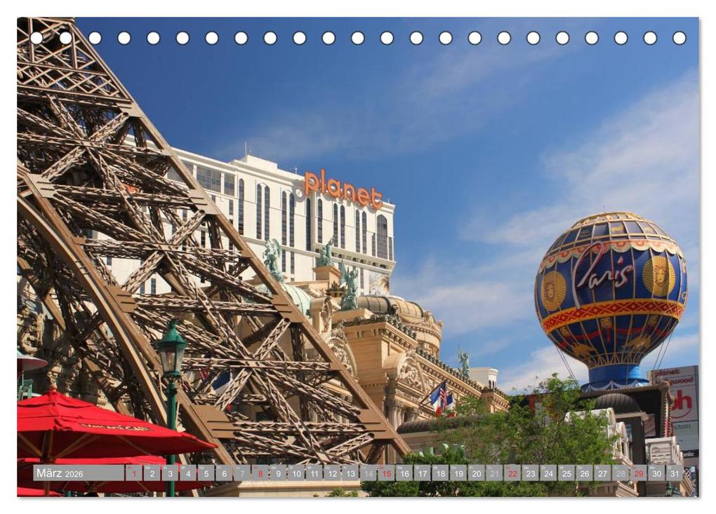 Weitere Ansicht: Las Vegas - Nevada (Tischkalender 2026 DIN A5 quer), CALVENDO Monatskalender | Katrin Lantzsch, Calvendo