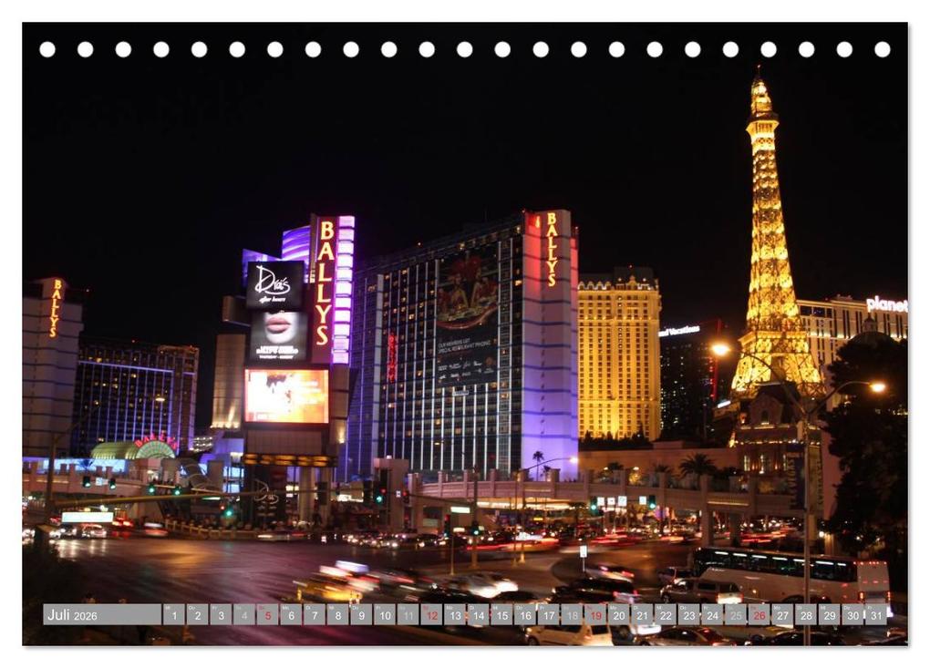 Weitere Ansicht: Las Vegas - Nevada (Tischkalender 2026 DIN A5 quer), CALVENDO Monatskalender | Katrin Lantzsch, Calvendo
