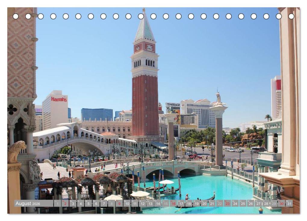 Weitere Ansicht: Las Vegas - Nevada (Tischkalender 2026 DIN A5 quer), CALVENDO Monatskalender | Katrin Lantzsch, Calvendo