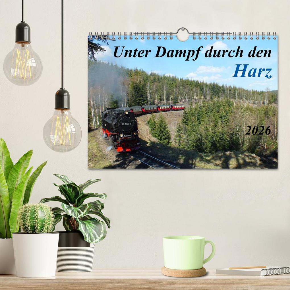 Weitere Ansicht: Unter Dampf durch den Harz (Wandkalender 2026 DIN A4 quer), CALVENDO Monatskalender | Holger Felix, Calvendo