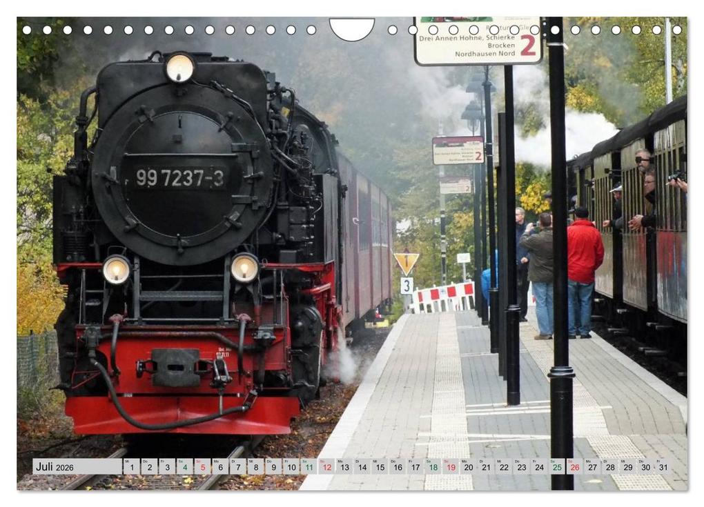 Weitere Ansicht: Unter Dampf durch den Harz (Wandkalender 2026 DIN A4 quer), CALVENDO Monatskalender | Holger Felix, Calvendo