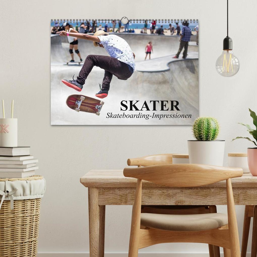 Weitere Ansicht: Skater. Skateboarding-Impressionen (Wandkalender 2026 DIN A3 quer), CALVENDO Monatskalender | Elisabeth Stanzer, Calvendo