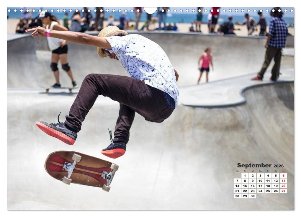 Weitere Ansicht: Skater. Skateboarding-Impressionen (Wandkalender 2026 DIN A3 quer), CALVENDO Monatskalender | Elisabeth Stanzer, Calvendo