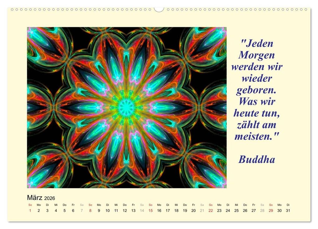 Weitere Ansicht: Meditation - Asiatische Weisheiten (Wandkalender 2026 DIN A2 quer), CALVENDO Monatskalender | Art-Motiva Art-Motiva, Calvendo, Art-Motiva