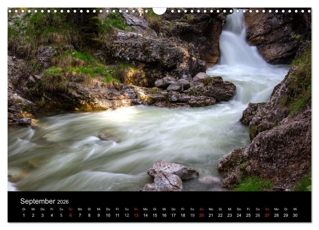 Weitere Ansicht: Kuhflucht Wasserfälle bei Farchant (Wandkalender 2026 DIN A3 quer), CALVENDO Monatskalender | Andreas Müller, Calvendo