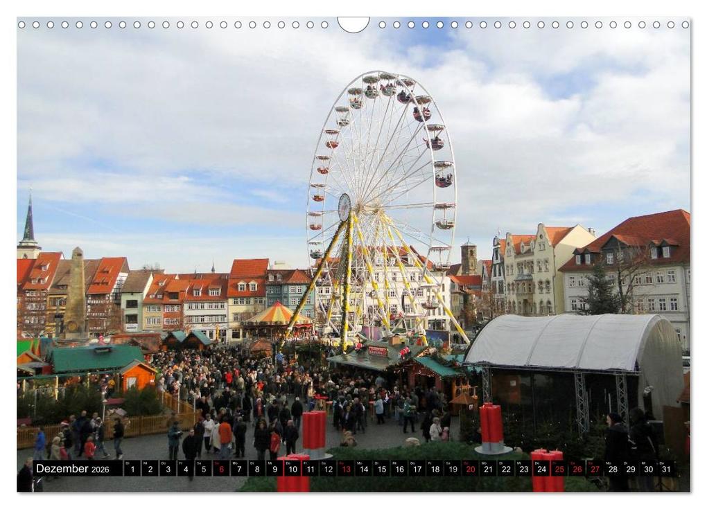 Weitere Ansicht: Willkommen in ERFURT (Wandkalender 2026 DIN A3 quer), CALVENDO Monatskalender | Bild- & Kalenderverlag Monika Müller, Calvendo