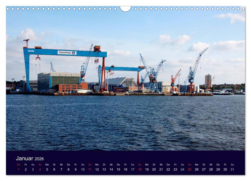 Weitere Ansicht: Rund um die Kieler Förde (Wandkalender 2026 DIN A3 quer), CALVENDO Monatskalender | Veronika Rix, Calvendo