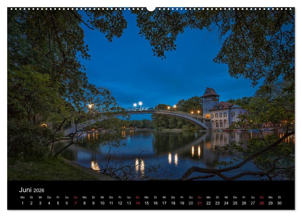 Weitere Ansicht: Die Blaue Stunde in Berlin (Wandkalender 2026 DIN A2 quer), CALVENDO Monatskalender | Fotoatelier Berlin, Calvendo