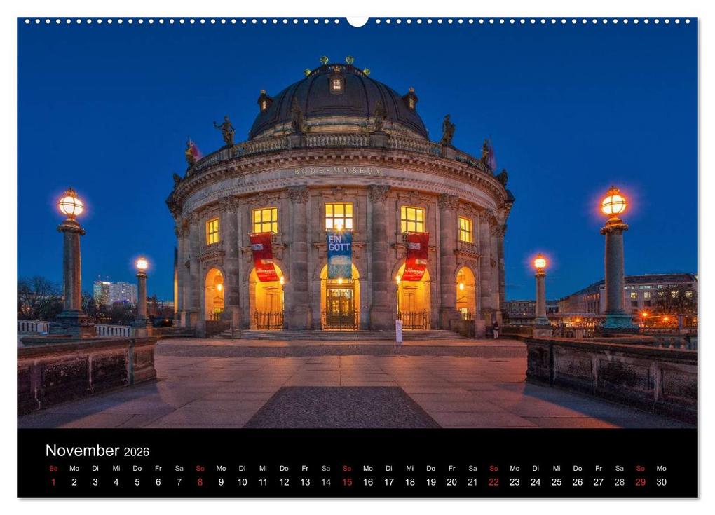Weitere Ansicht: Die Blaue Stunde in Berlin (Wandkalender 2026 DIN A2 quer), CALVENDO Monatskalender | Fotoatelier Berlin, Calvendo