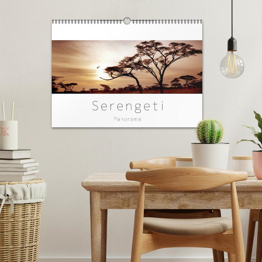 Weitere Ansicht: Serengeti Panorama (Wandkalender 2026 DIN A3 quer), CALVENDO Monatskalender | studio visuell photography, Calvendo